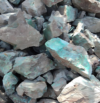 Copper ore crushing and ball mill grinding for
flotation plant